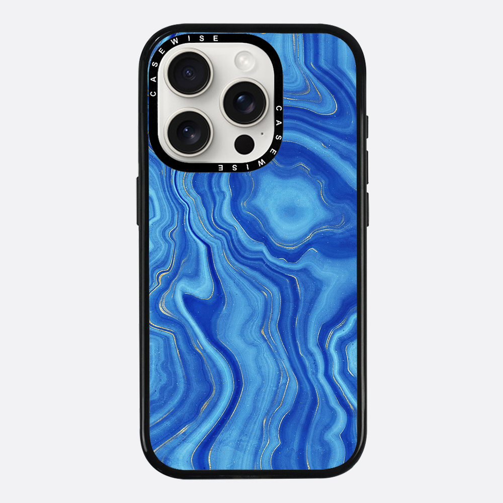Blue Agate Texture 01 - Etui