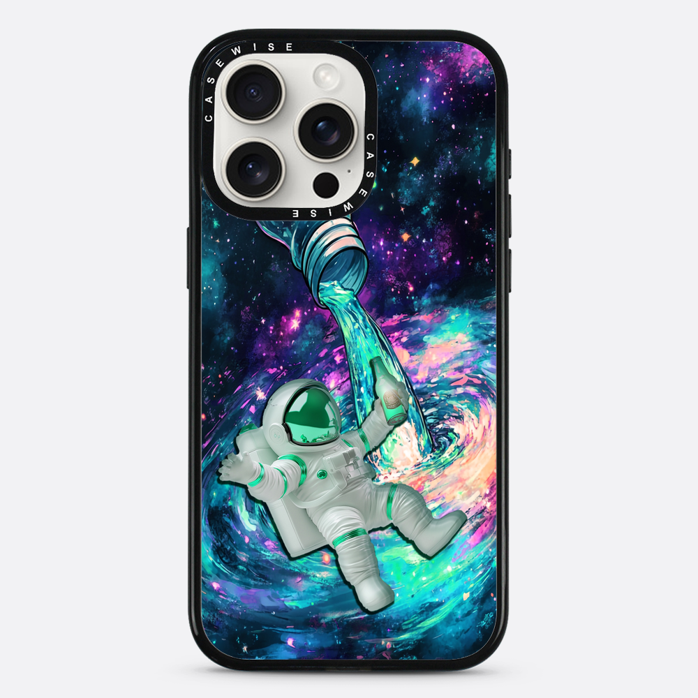 Cosmic Bar Bottle Astronaut Drink Funny - Etui