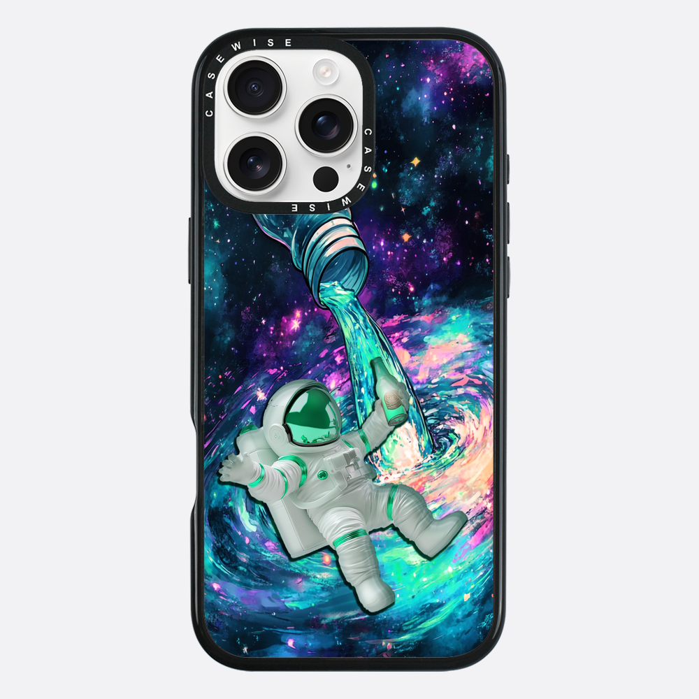 Cosmic Bar Bottle Astronaut Drink Funny - Etui