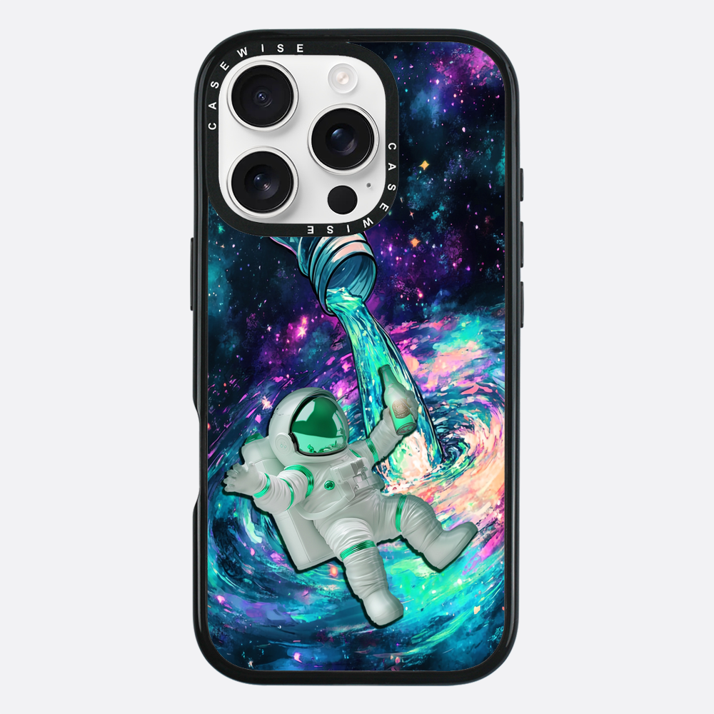 Cosmic Bar Bottle Astronaut Drink Funny - Etui