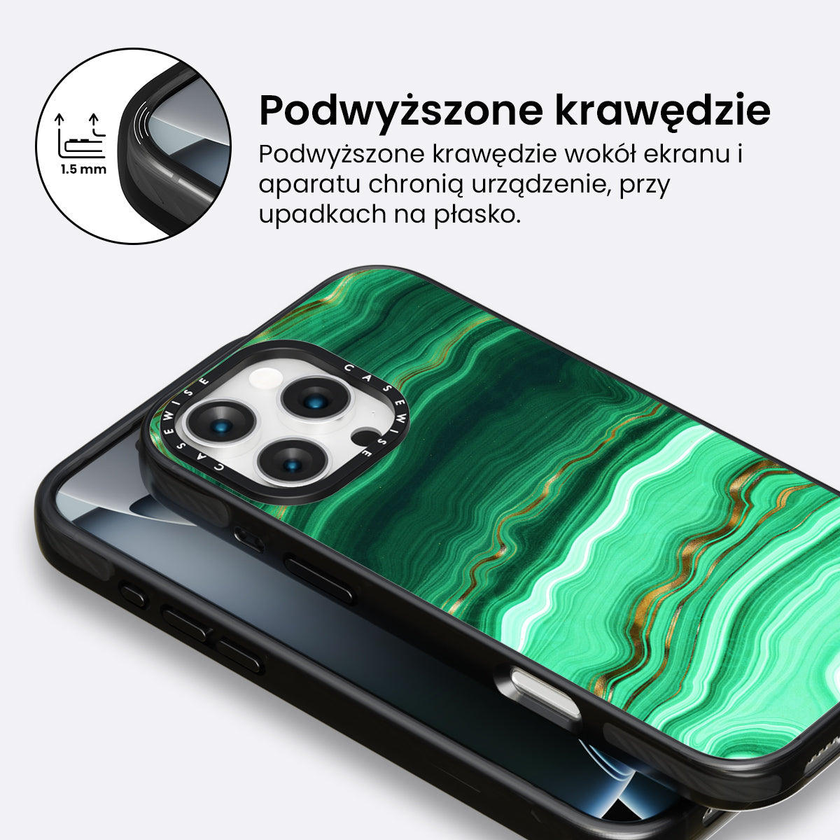 Malachite Texture 03 - Etui