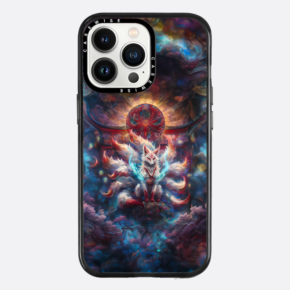 Rainbow Kitsune Fox - Etui