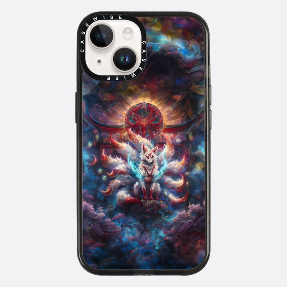 Rainbow Kitsune Fox - Etui