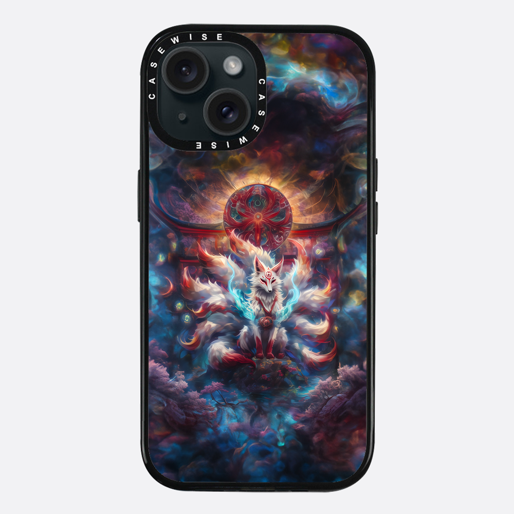 Rainbow Kitsune Fox - Etui