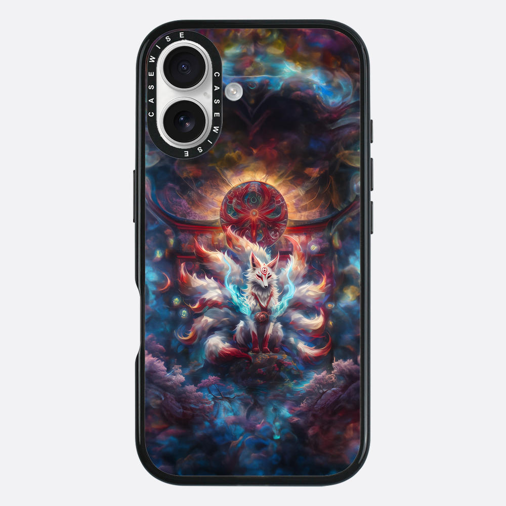 Rainbow Kitsune Fox - Etui
