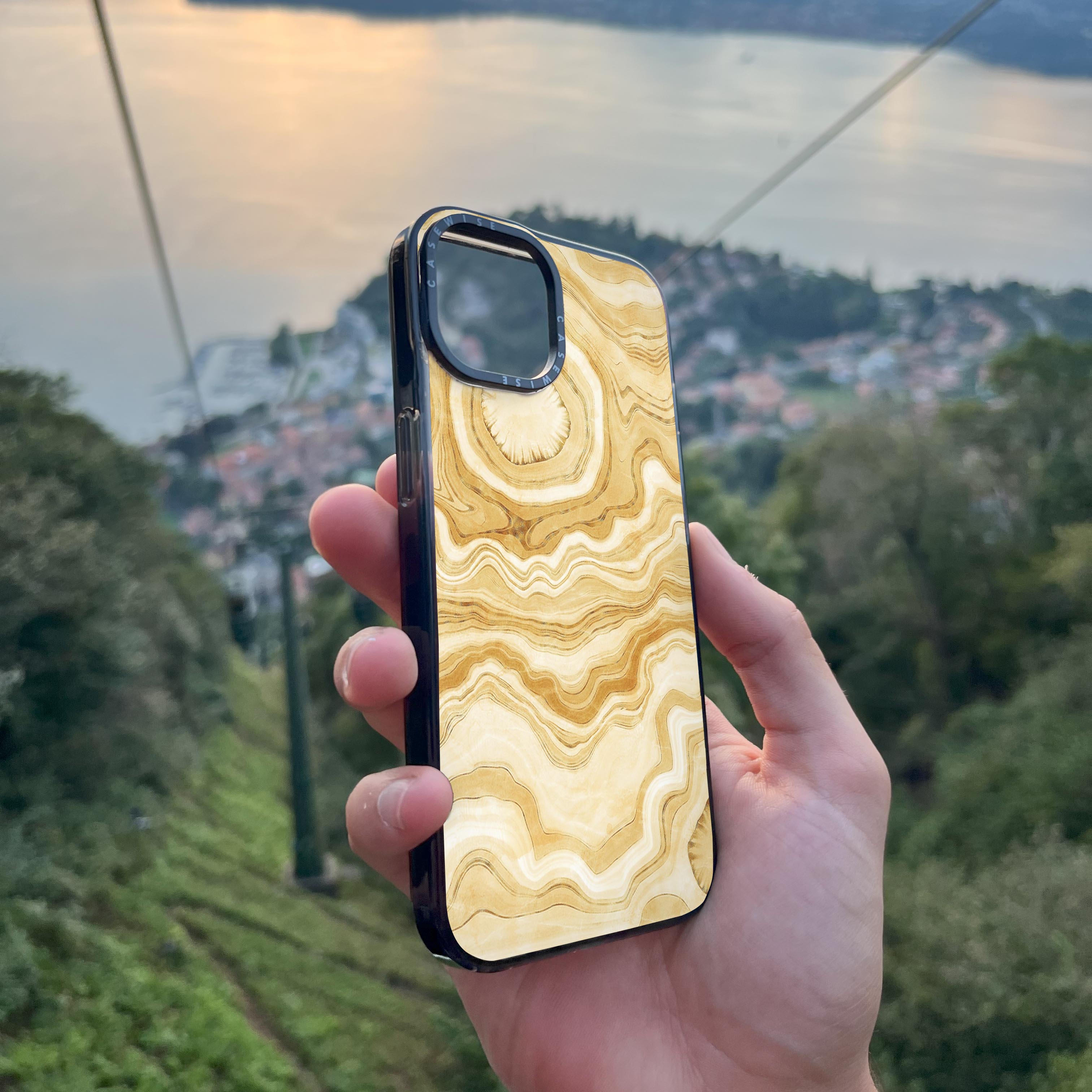 Golden Agate Texture 10 - Etui