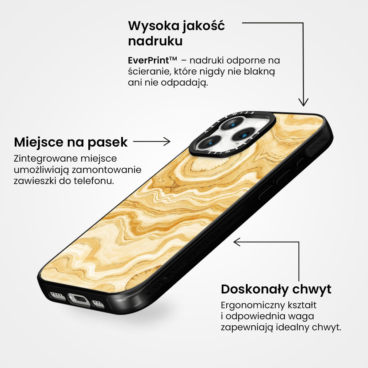 Golden Agate Texture 10 - Etui