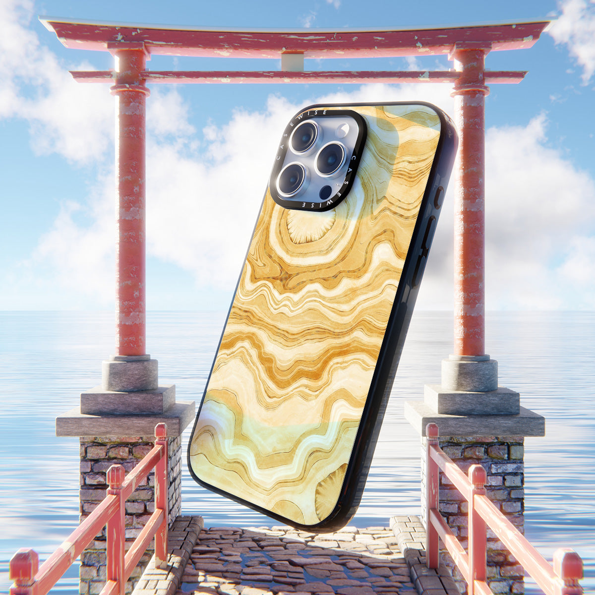 Golden Agate Texture 10 - Etui