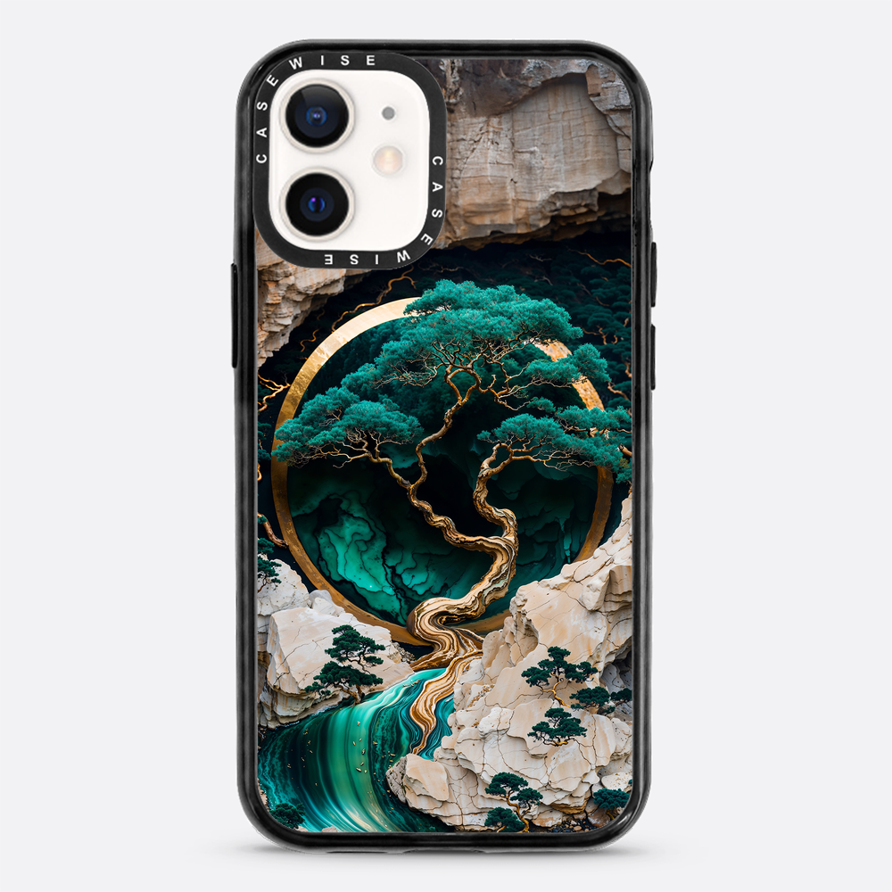 Mountain Tree Kintsugi Art - Etui