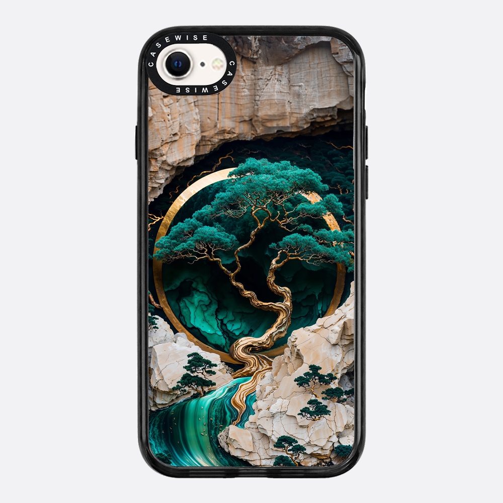 Mountain Tree Kintsugi Art - Etui