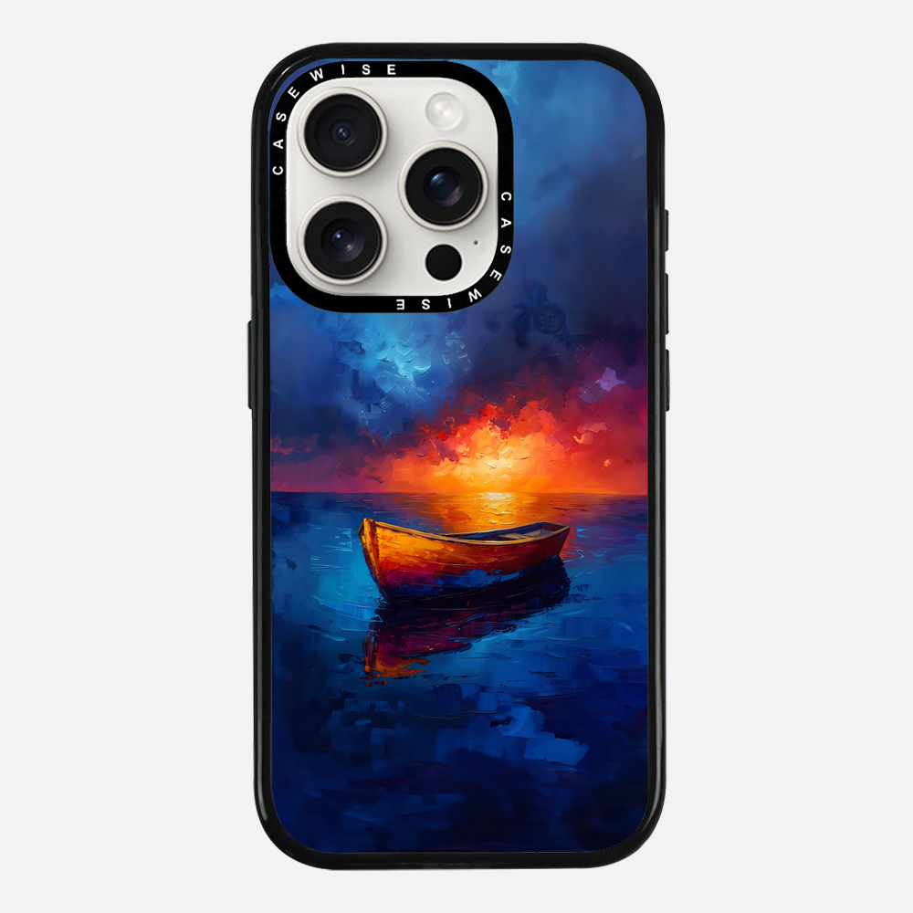 Lonely Boat Ocean - Etui