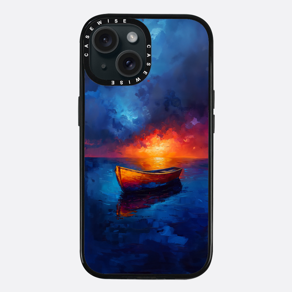 Lonely Boat Ocean - Etui