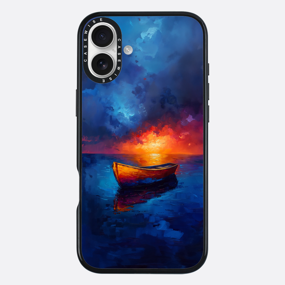 Lonely Boat Ocean - Etui