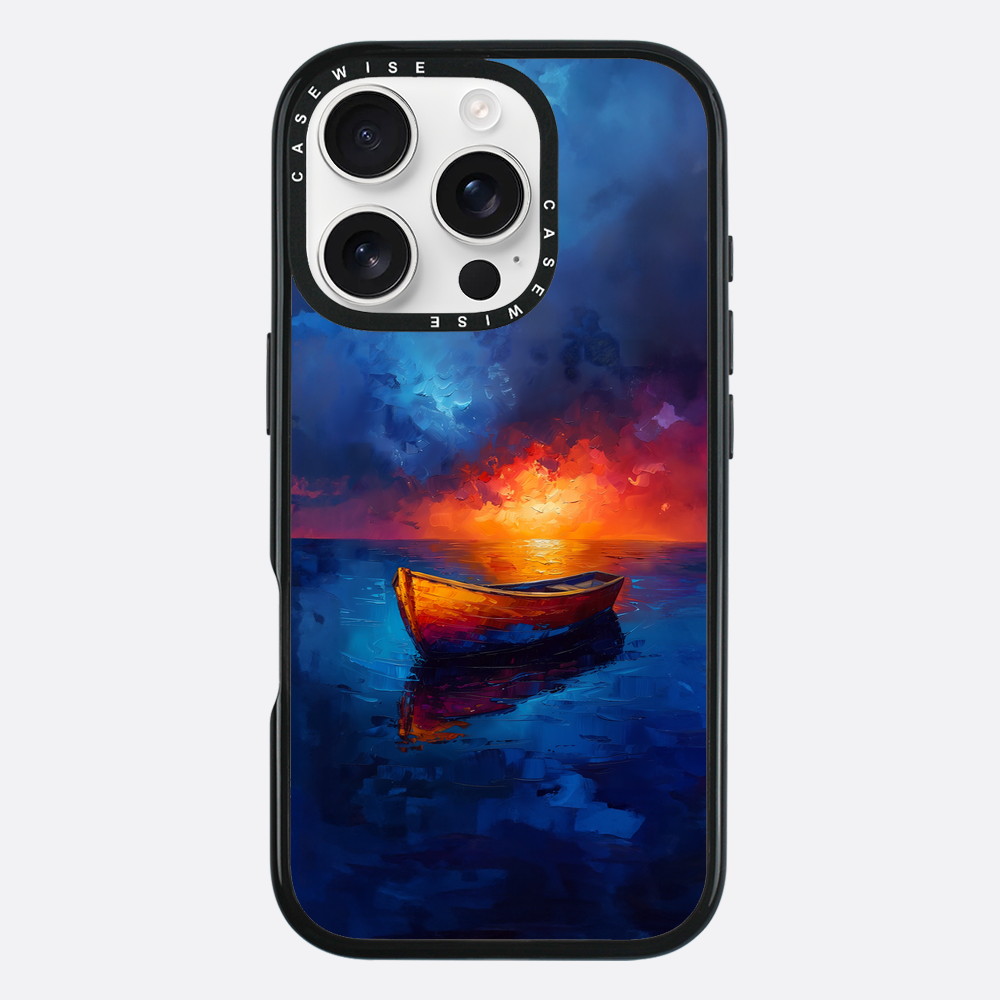 Lonely Boat Ocean - Etui