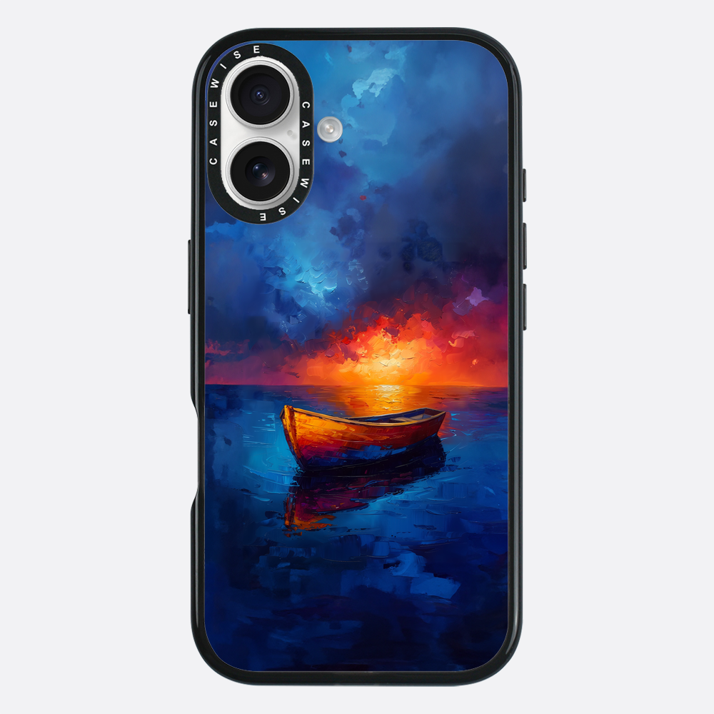 Lonely Boat Ocean - Etui