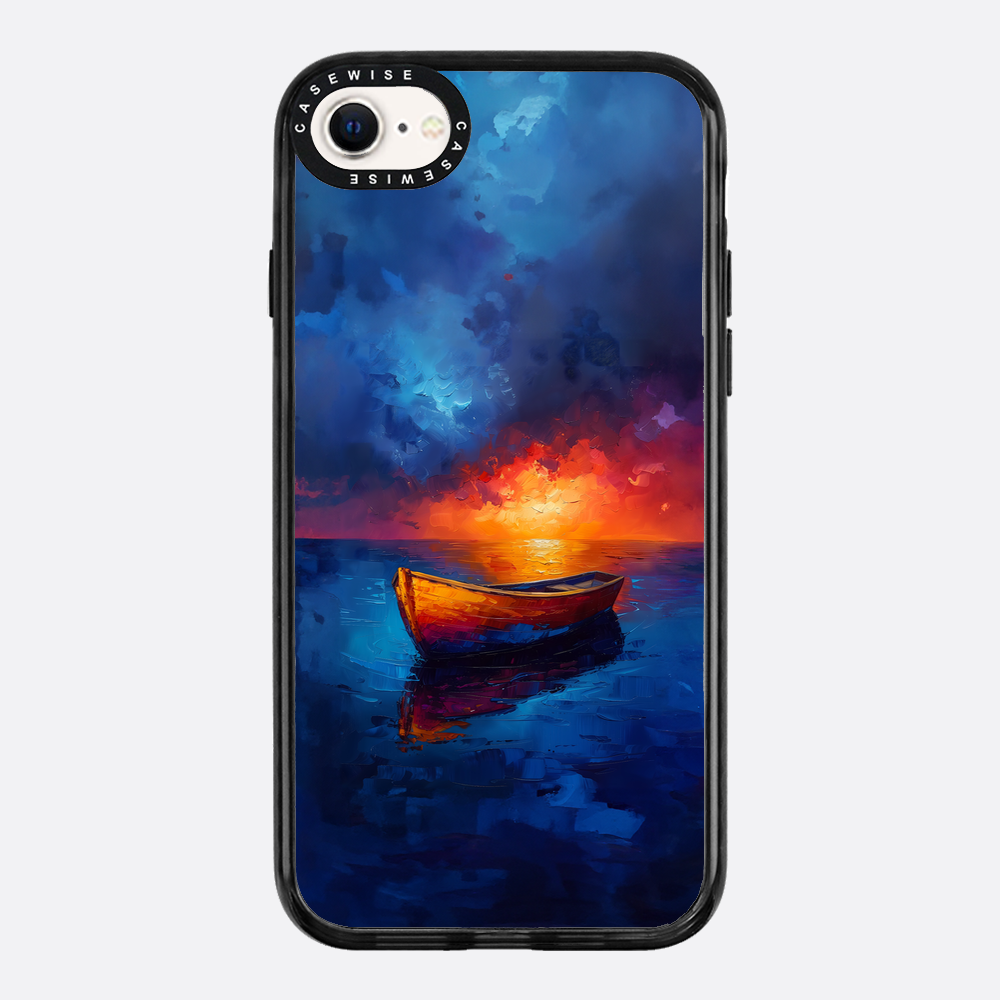 Lonely Boat Ocean - Etui