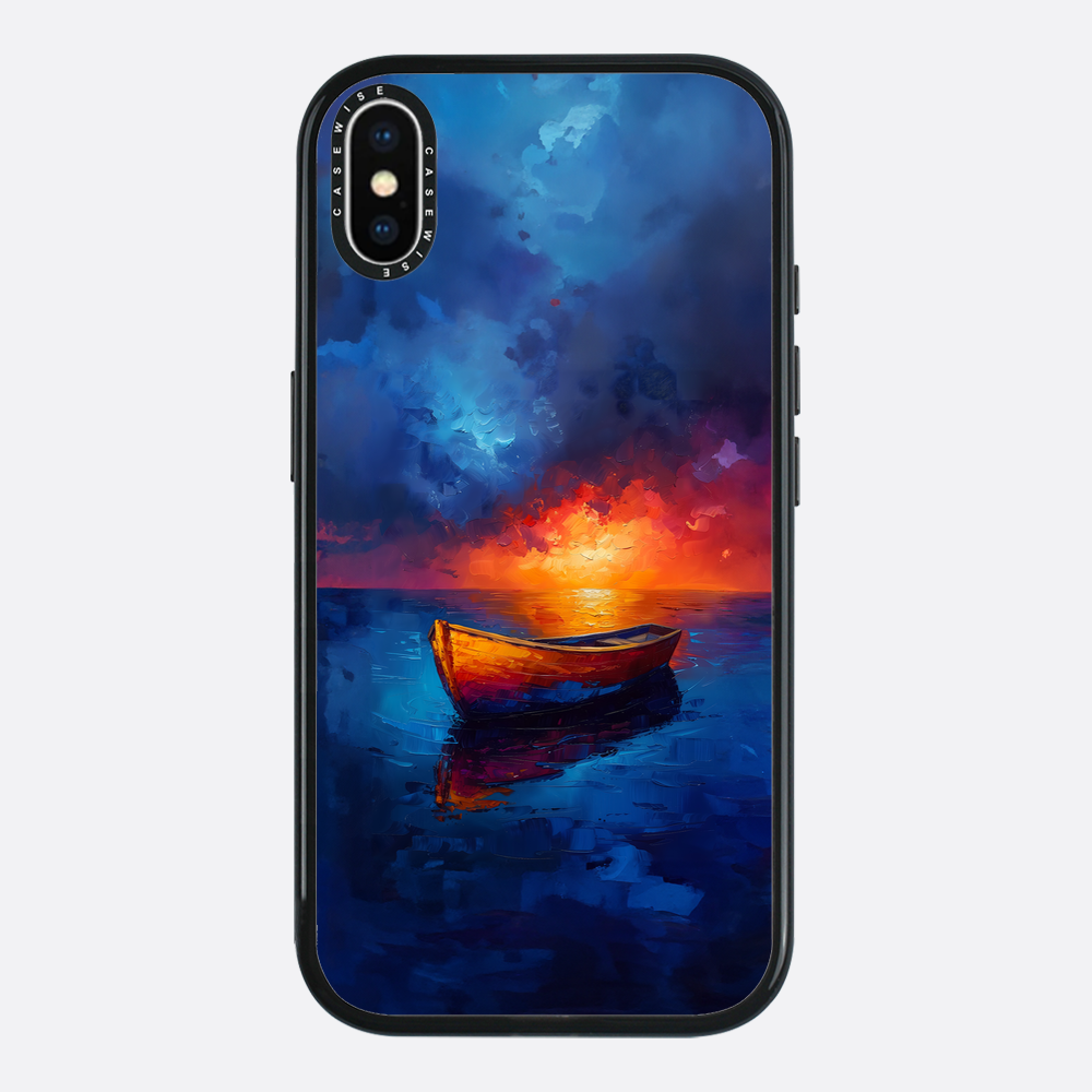 Lonely Boat Ocean - Etui