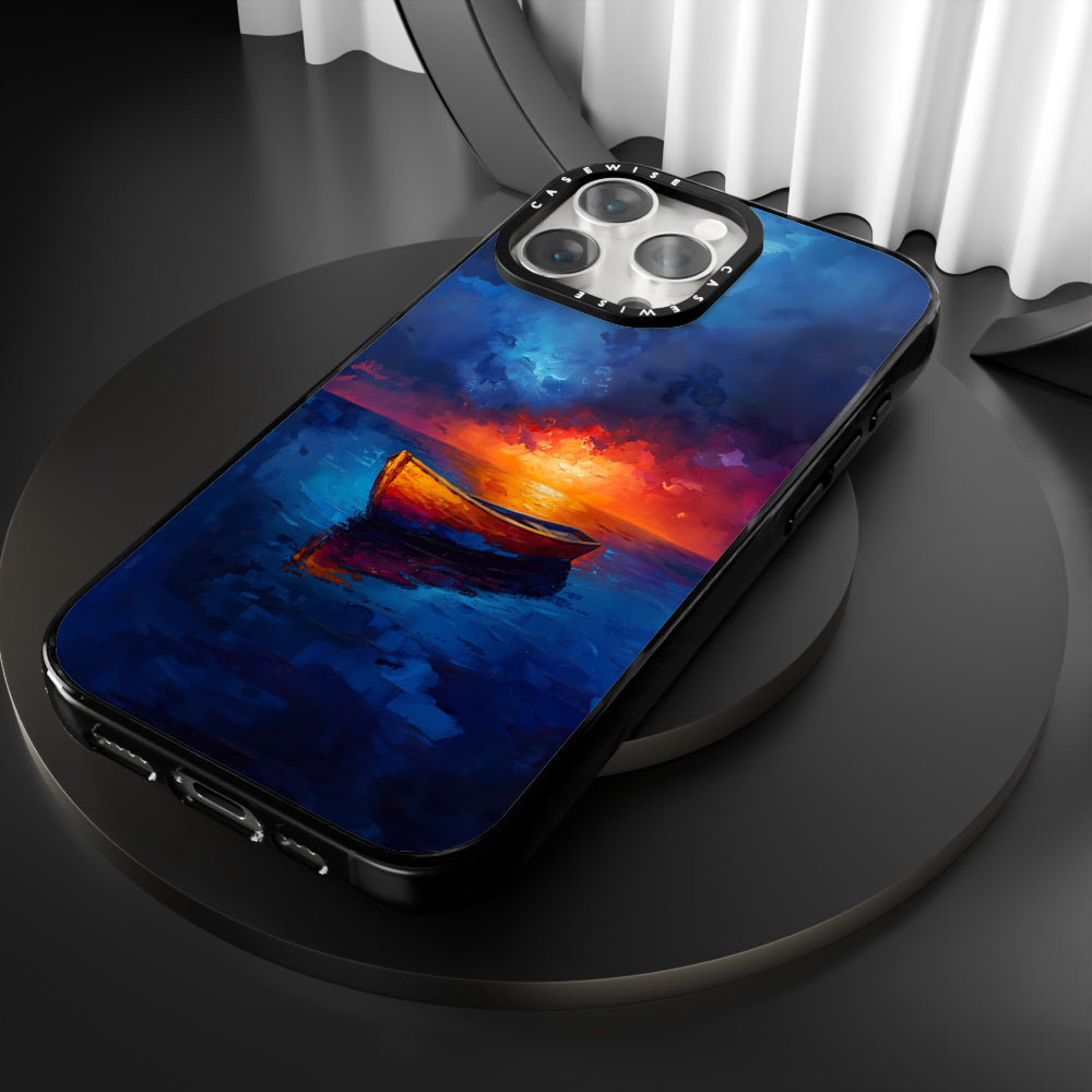 Lonely Boat Ocean - Etui