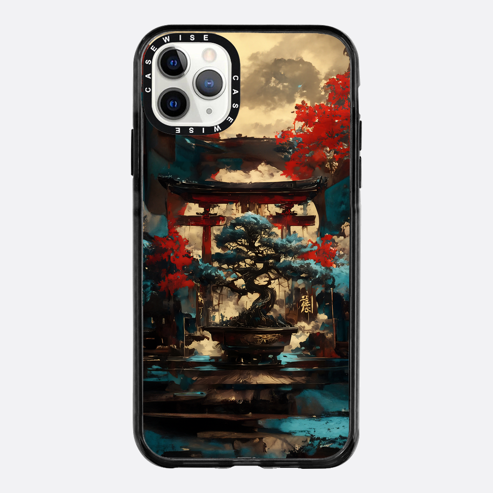 Blue Bonsai Torii Gate - Etui