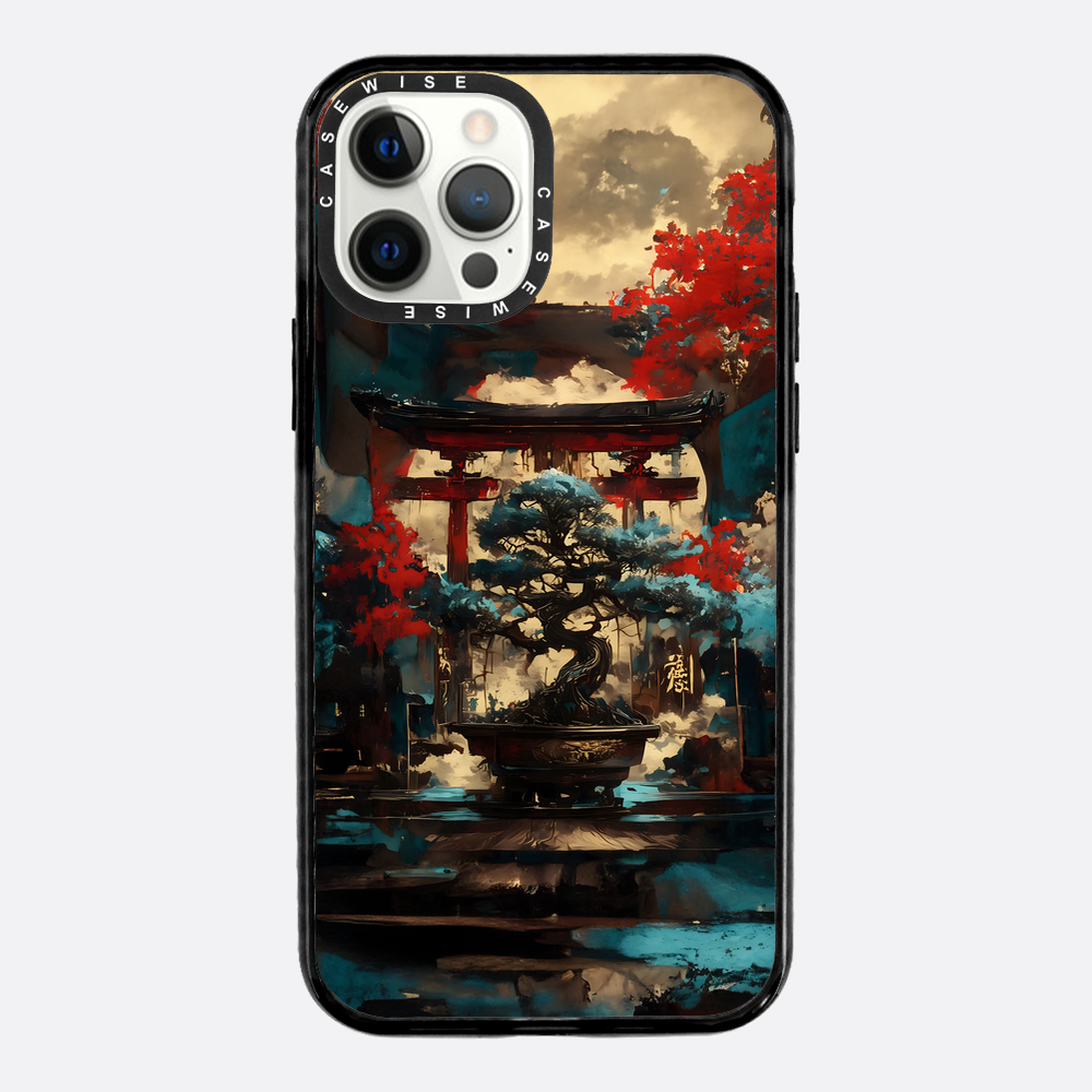 Blue Bonsai Torii Gate - Etui