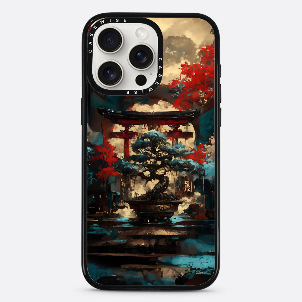 Blue Bonsai Torii Gate - Etui