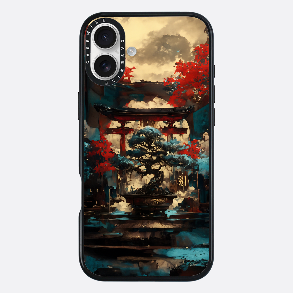 Blue Bonsai Torii Gate - Etui