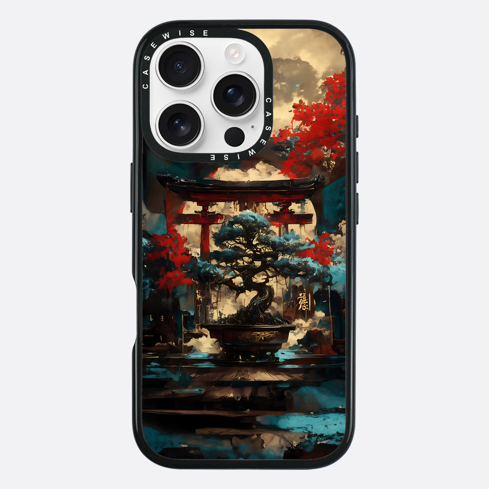Blue Bonsai Torii Gate - Etui