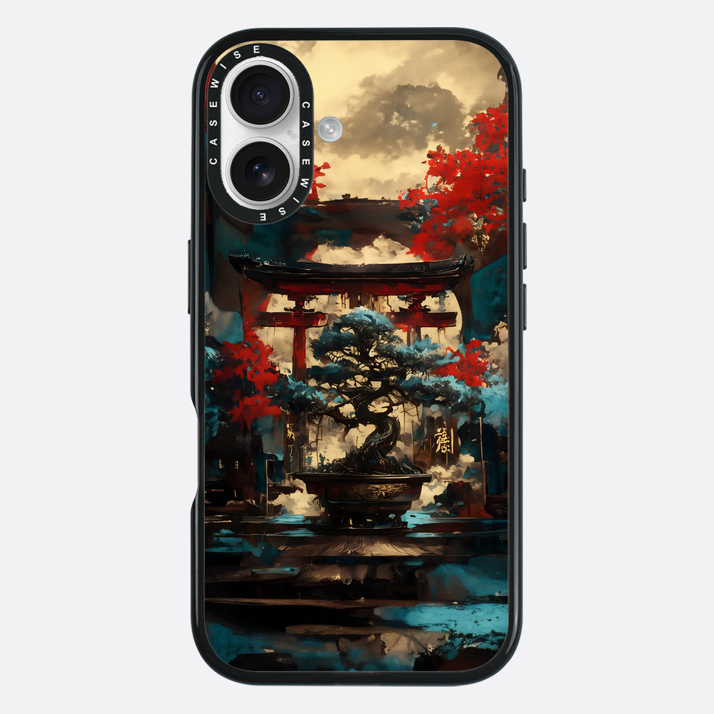 Blue Bonsai Torii Gate - Etui