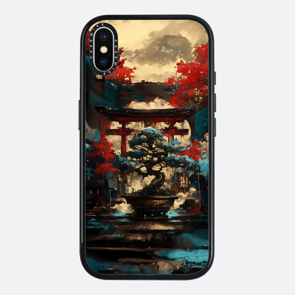 Blue Bonsai Torii Gate - Etui