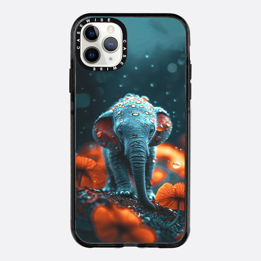 Tiny Baby Elephant Dewdrops - Etui