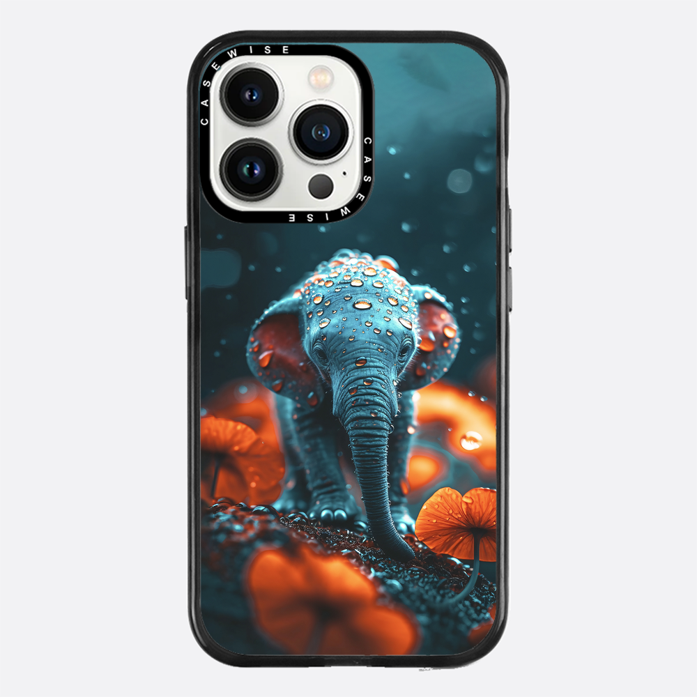 Tiny Baby Elephant Dewdrops - Etui