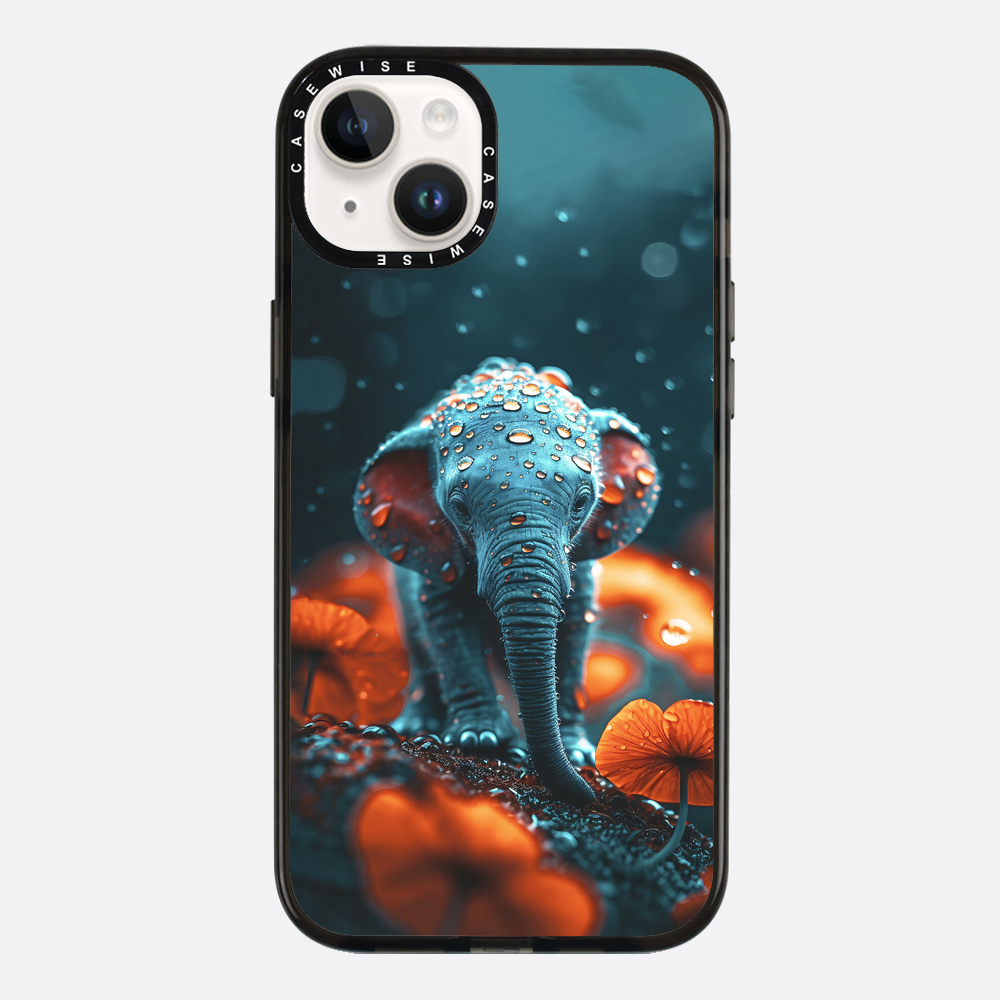 Tiny Baby Elephant Dewdrops - Etui