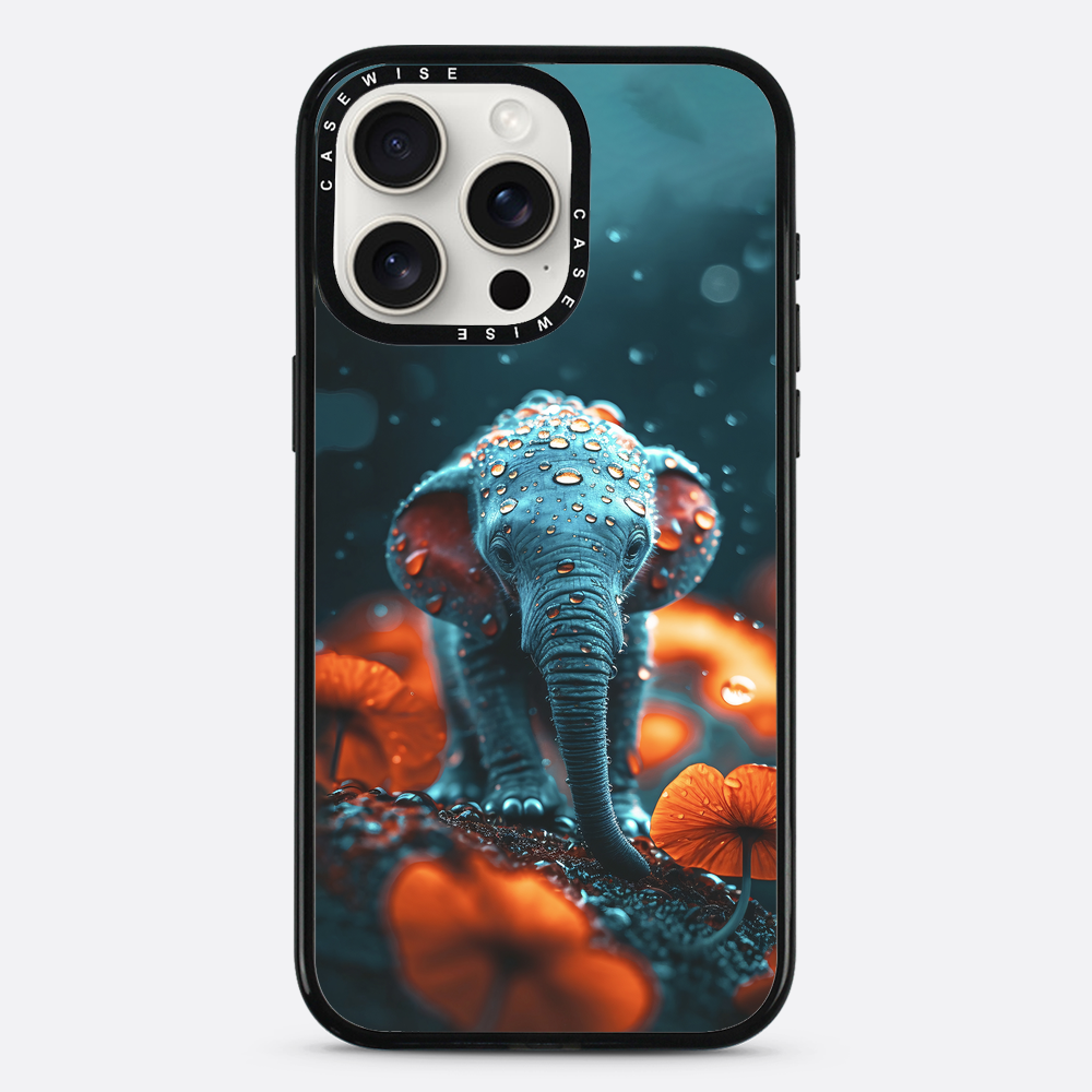 Tiny Baby Elephant Dewdrops - Etui