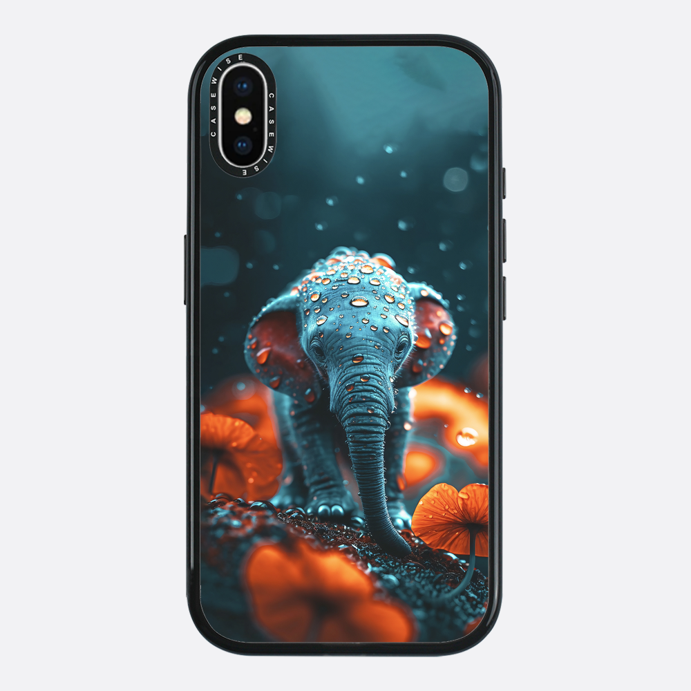 Tiny Baby Elephant Dewdrops - Etui