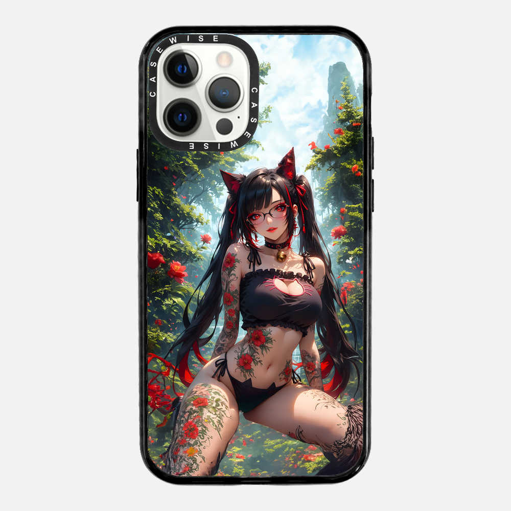 Tropical Roses Girl - Etui