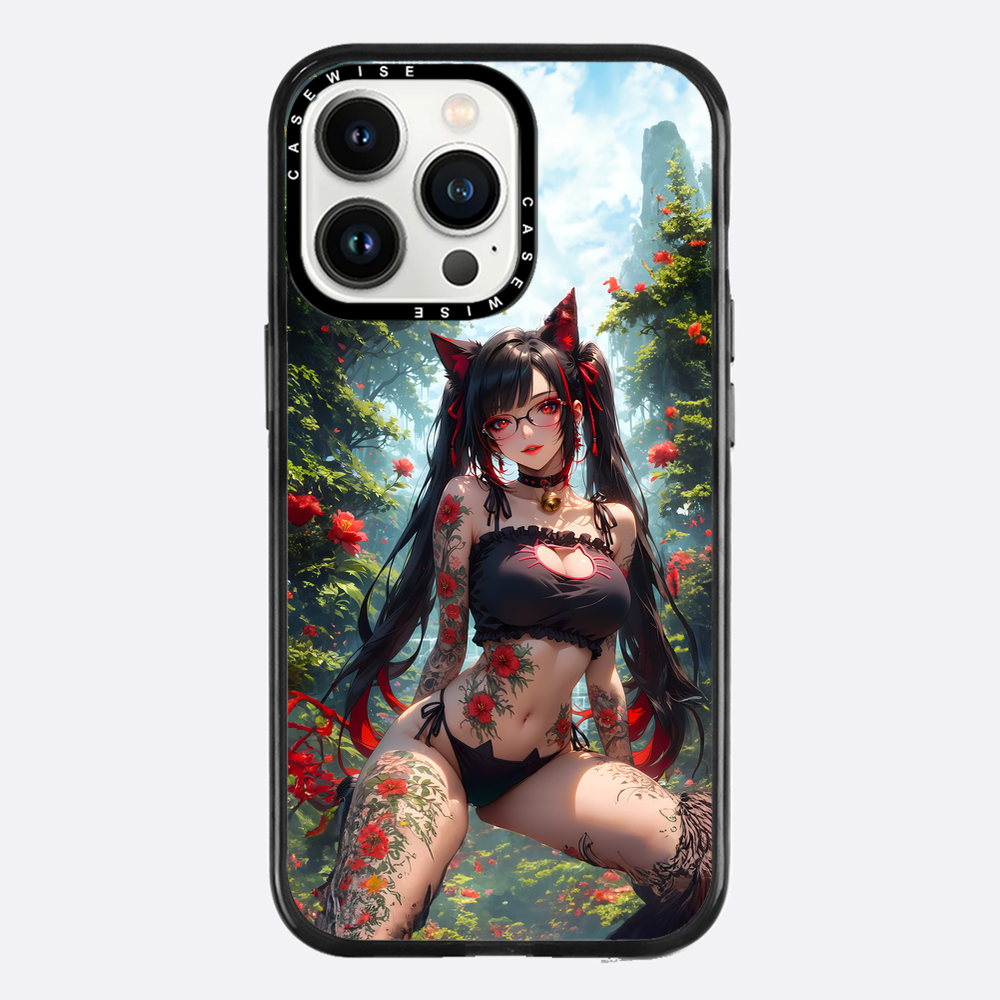 Tropical Roses Girl - Etui