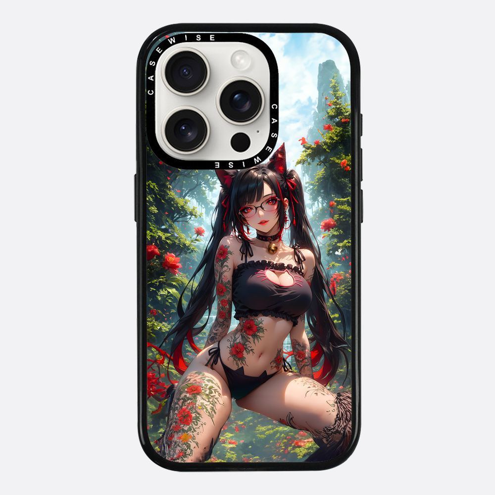 Tropical Roses Girl - Etui