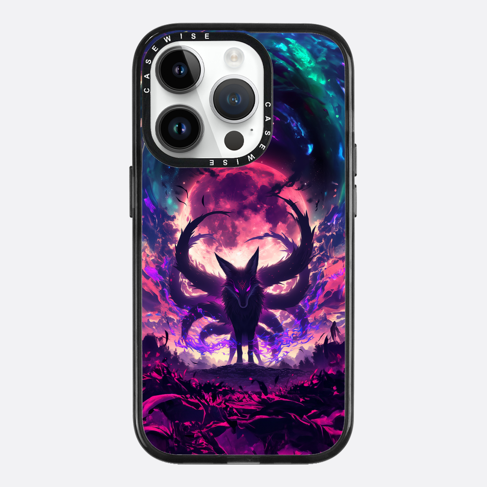 Purple Galaxy Kitsune - Etui