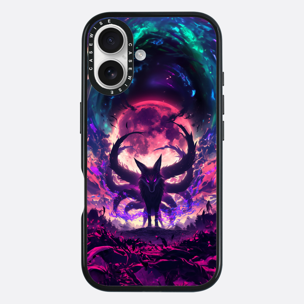 Purple Galaxy Kitsune - Etui