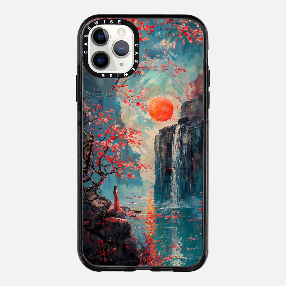 Japanese Waterfall Lady - Etui