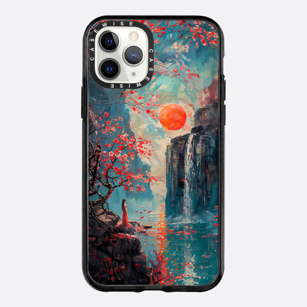 Japanese Waterfall Lady - Etui