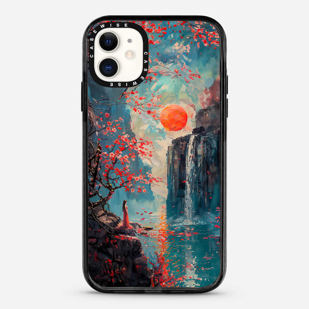 Japanese Waterfall Lady - Etui