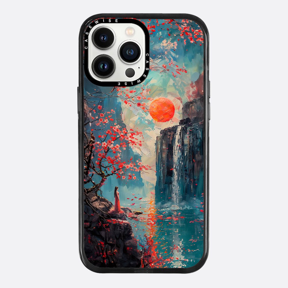 Japanese Waterfall Lady - Etui