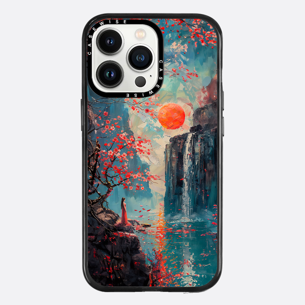 Japanese Waterfall Lady - Etui