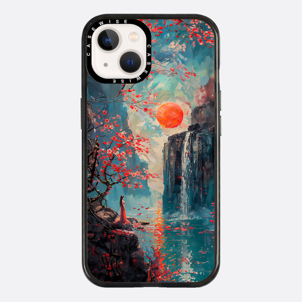 Japanese Waterfall Lady - Etui