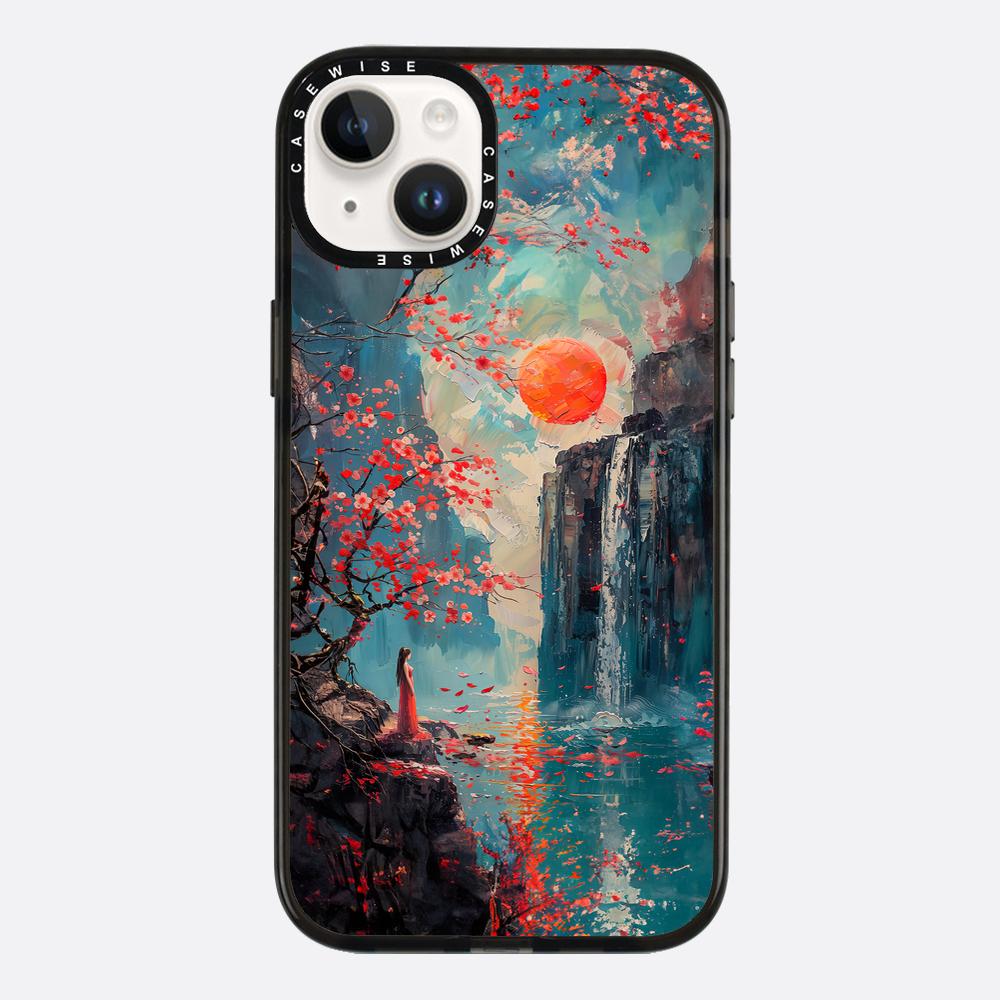 Japanese Waterfall Lady - Etui