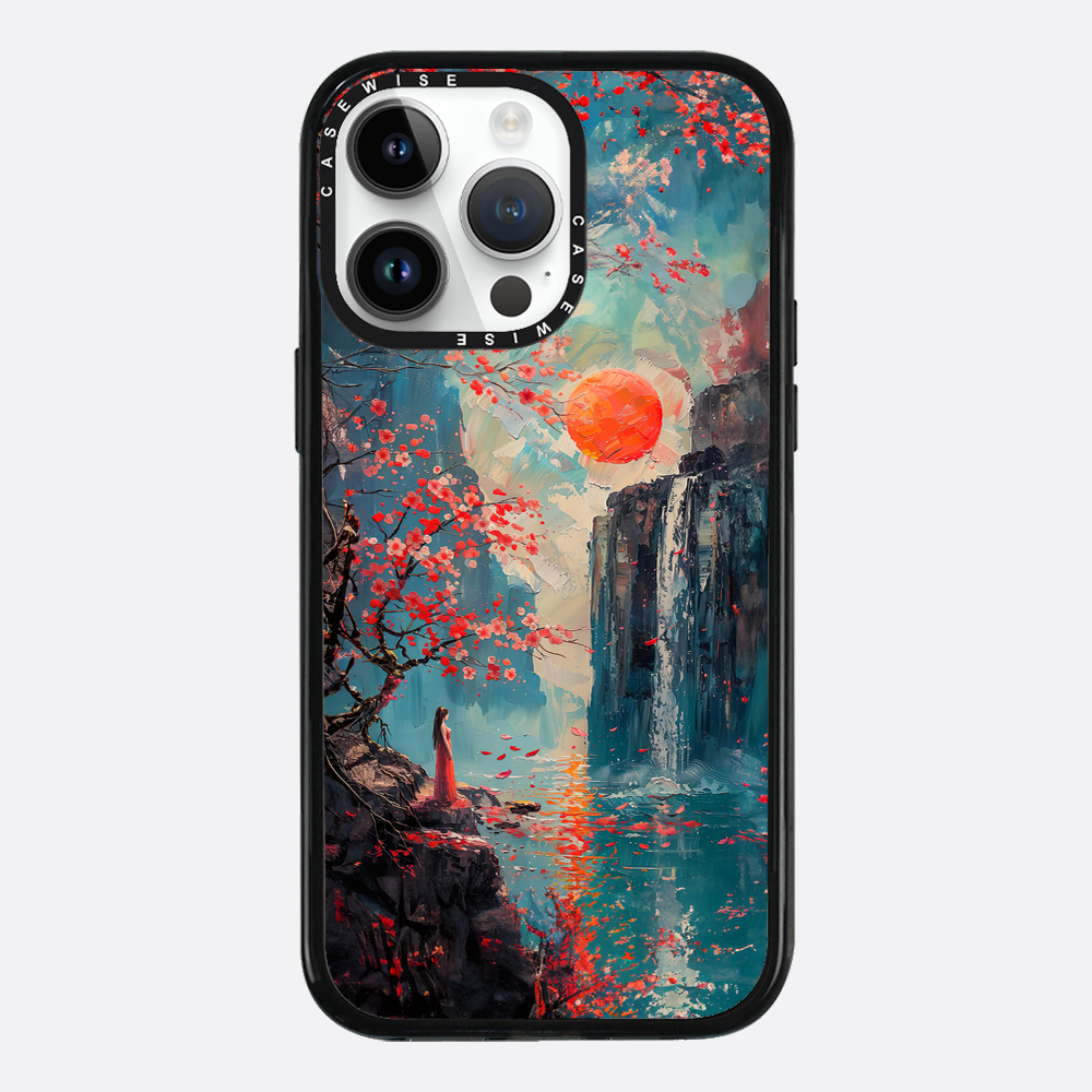 Japanese Waterfall Lady - Etui