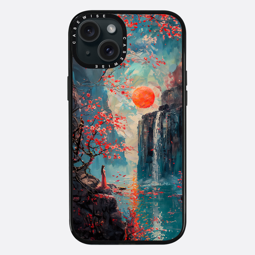 Japanese Waterfall Lady - Etui