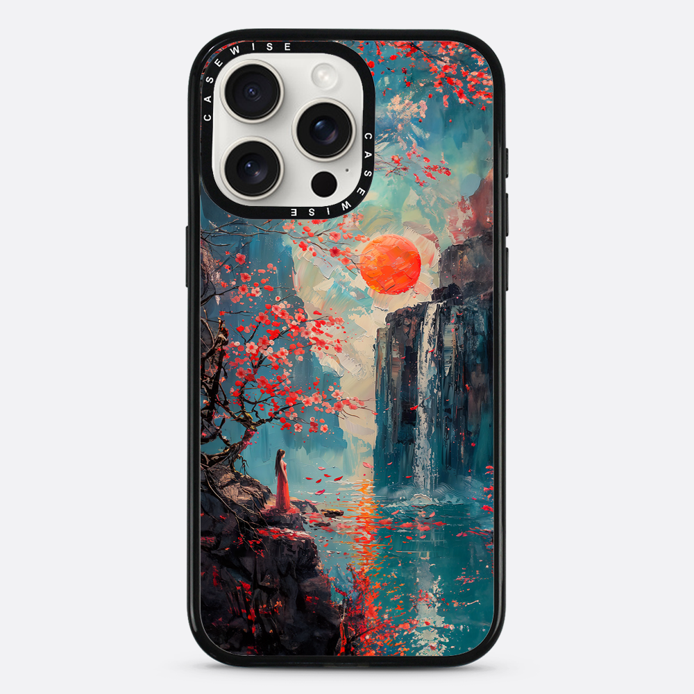Japanese Waterfall Lady - Etui