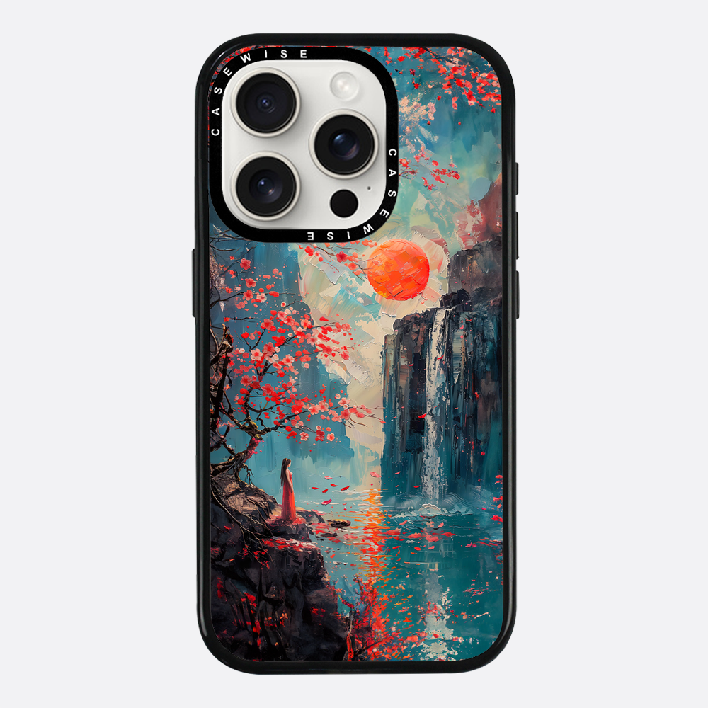 Japanese Waterfall Lady - Etui